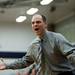Pioneer Head Coach Rex Stanczak argues a call on Friday, Feb. 1. Daniel Brenner I AnnArbor.com